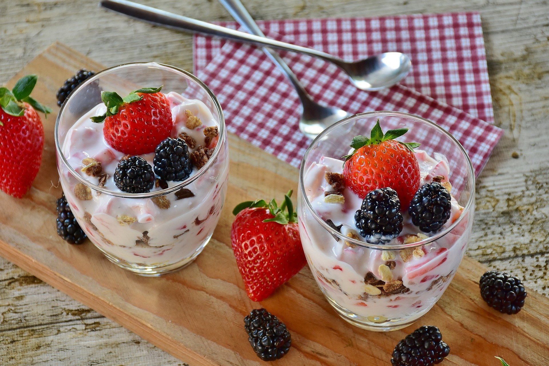 dessert with starberry and cheery